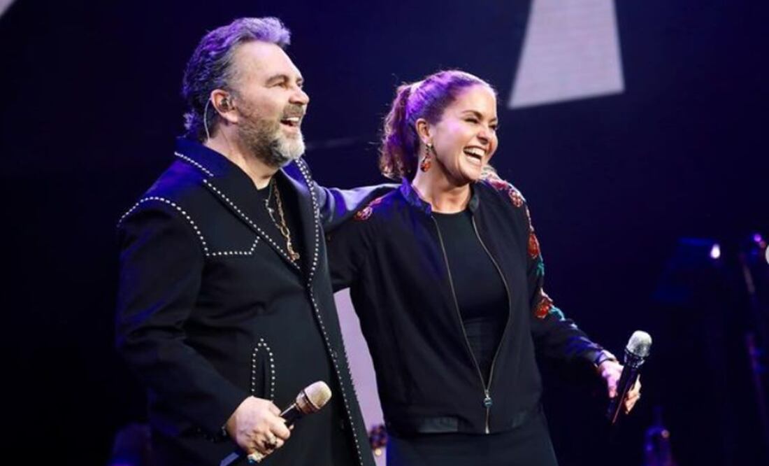 Mijares y Lucero cantan juntos "canción de ardidos". Foto: Instagram Mijares.