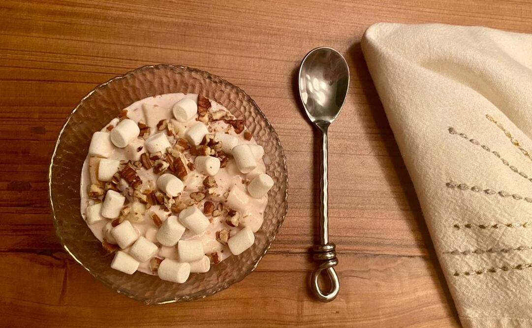 Receta de ensalada de manzana con bombones