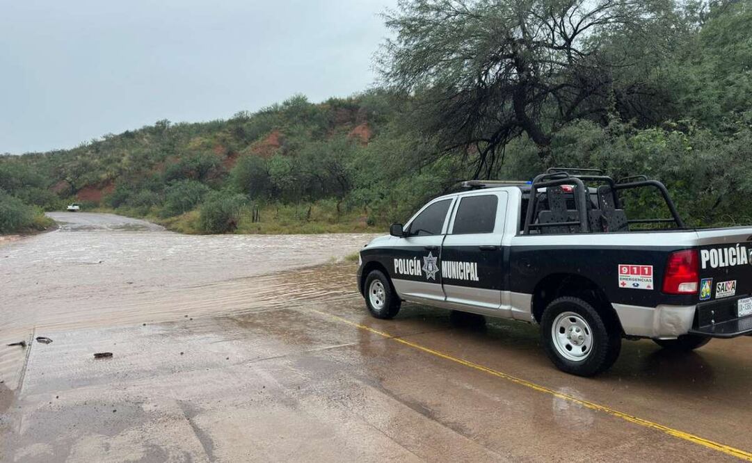 Ciclón "Raymond" deja inundaciones y varios tramos carreteros cerrados en Sonora (12/10/2025). Foto: Especial