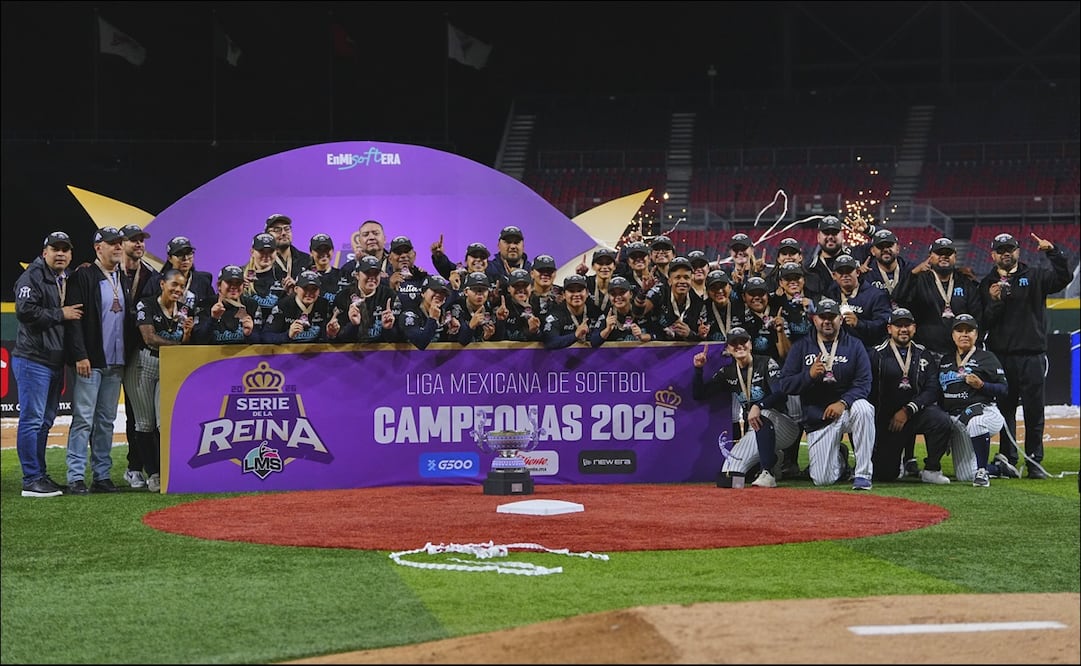 Sultanes destrozó a Diablos Rojos Femenil para conquistar la Serie de la Reina 2026. FOTO: Cortesía Liga Mexicana de Softbol