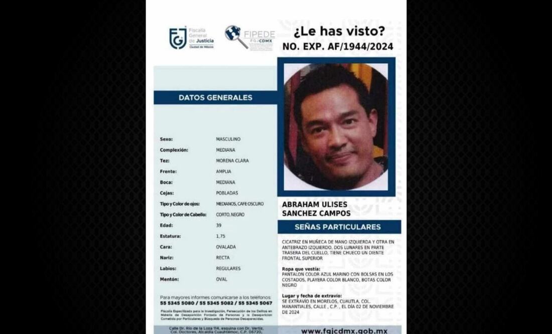 Avanza investigación sobre restos hallados en Tlalpan; podrían corresponder al policía desaparecido. Foto: Especial