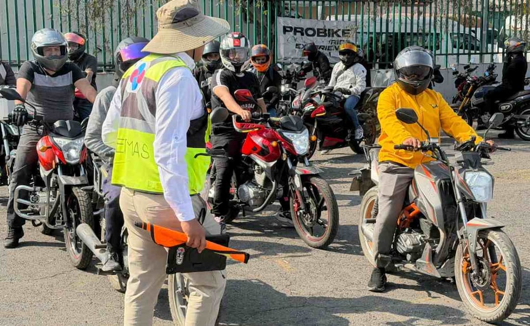 La Secretaría de Movilidad del Estado de México ha de 128 mil evaluaciones satisfactorias a motociclistas. Foto: Especial