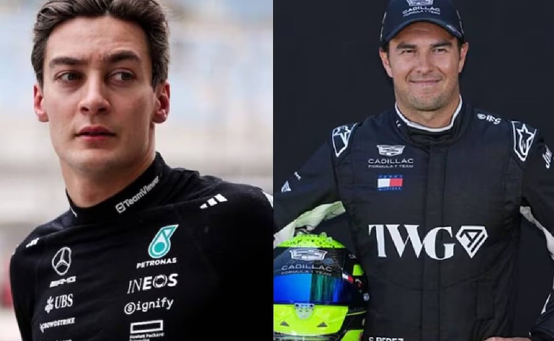 Checo Pérez viajaría a México junto a George Russell para ver el Mundial 2026 / Foto: Especiales