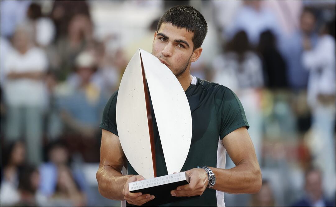 Carlos Alcaraz aplasta a Zverev y es campeón del Mutua Madrid Open / FOTO: EFE