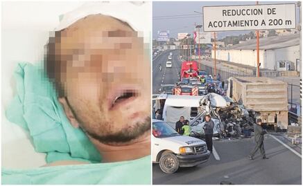 Acusan nulo apoyo de línea de transporte tras choque en la México-Pachuca