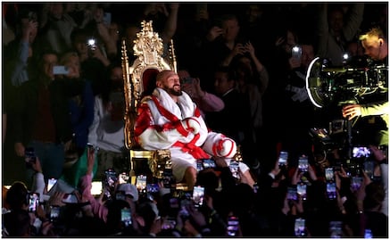 VIDEO: Tyson Fury y su espectacular entrada en Wembley