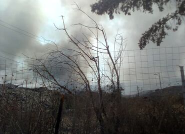 Incendio en Tepotzotlán lleva 5 días vivo; ni el granizo pudo apagarlo