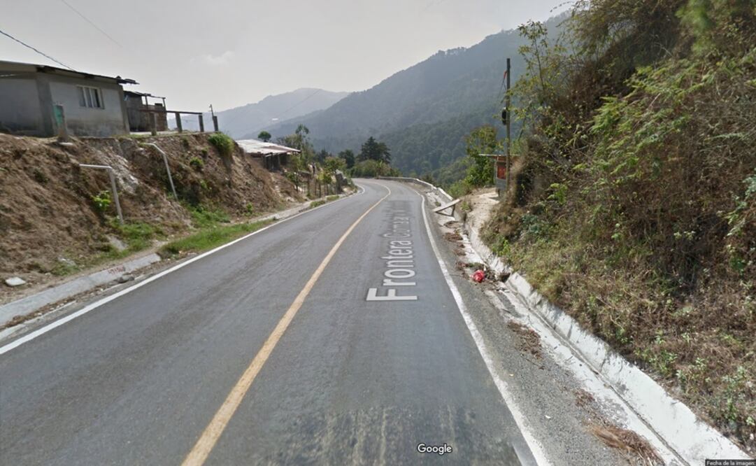 Carretera federal Motozintla-Huixtla (Foto: tomada de Google Maps)