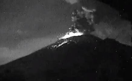 Se registra caída de ceniza en el Edomex por actividad del Popocatépetl