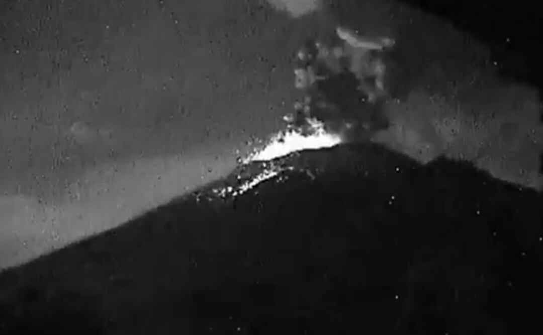 En 5 municipios cae ceniza. Foto: Cenapred