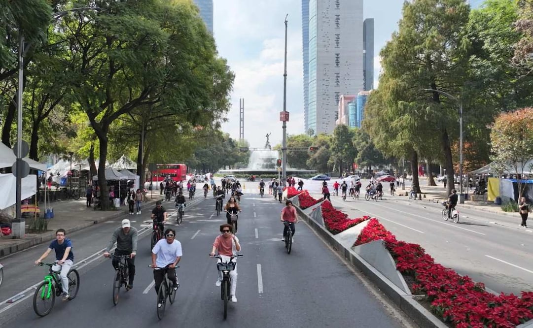 Primera edición del "Muévete en Bici" de 2025, 05 de enero de 2025. Foto: Especial
