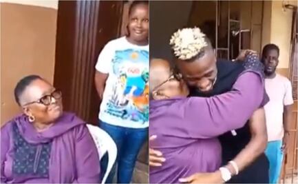 VIDEO: Víctor Osimhen y su emotivo reencuentro con su profesora de primaria en Nigeria