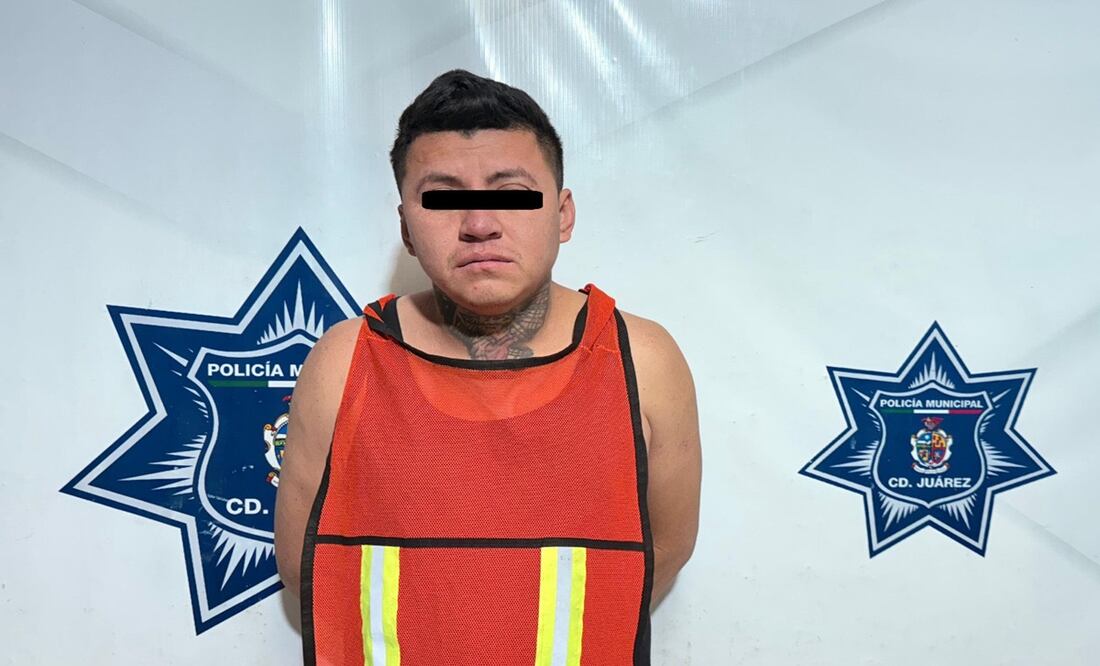 Detienen a sujeto en Ciudad Juárez después de intentar quemar una casa con una mujer y niña dentro. Foto: Especial