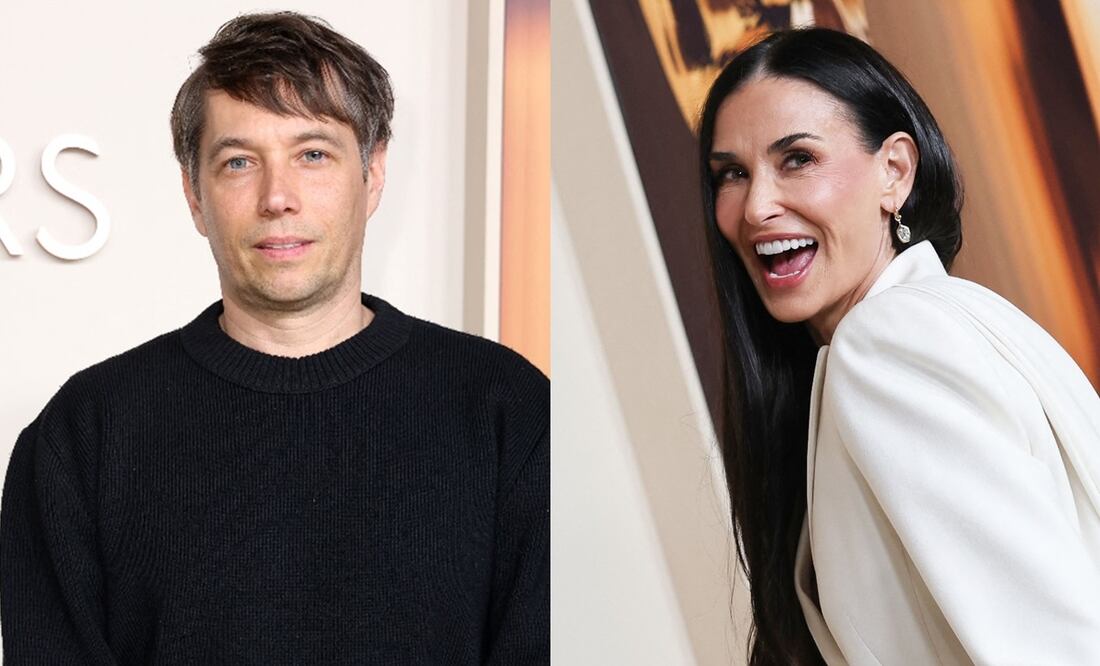 Sean Baker, director de Anora y Demi Moore, protagonista de "La Sustancia". Foto: AFP.