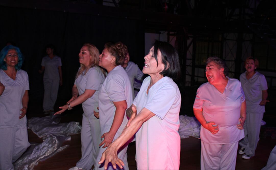 Obra de teatro "Alquimia y transmutación: mujeres presas dentro y fuera de una cárcel”. Fotos: Compañía Teatral de Personas Liberadas