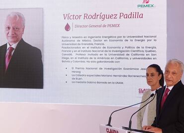 Él es Víctor Rodríguez Padilla, el físico que buscará la "sostenibilidad" de Pemex con Sheinbaum