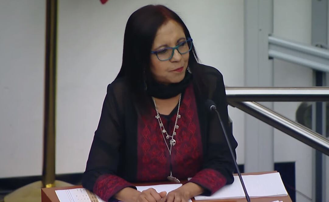 Leticia Ramírez comparece en la Comisión de Educación del Senado. Foto: Captura
