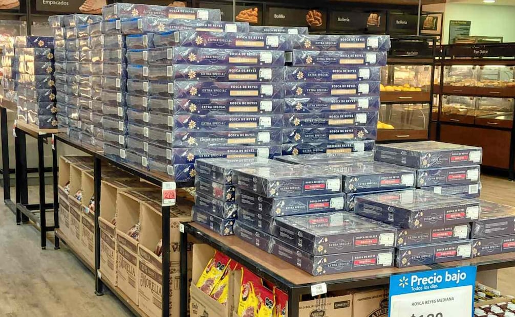 Venta de rosca en tiendas comerciales (06/01/2026). Foto: Especial