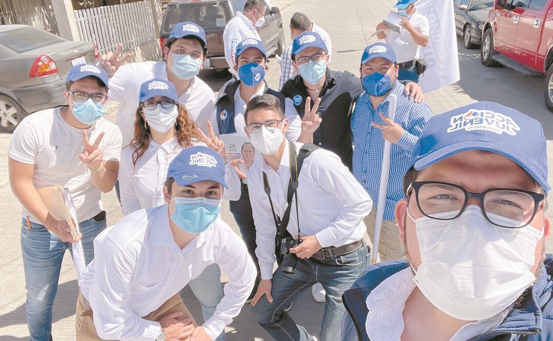 La coalición Va por Durango (PAN, PRI, PRD), va por el Tercer Distrito Electoral en esa entidad federativa con el candidato Londres Botello. El estado se mantiene en semáforo amarillo por la emergencia sanitaria causada por el Covid-19. Fotos: CORTESÍA