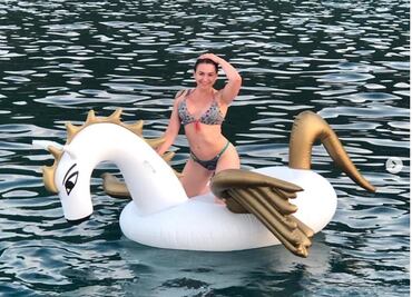 Ingrid Brans oxigena sus "masas" antes de recibir el 2019