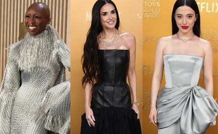 Cynthia Erivo y Demi Moore, entre las celebridades que deslumbraron en la alfombra roja de los SAG Awards
