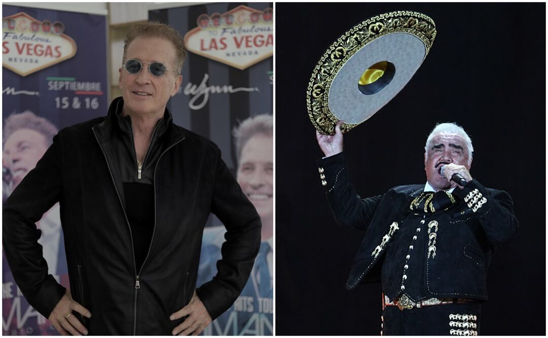 Emmanuel y Vicente Fernández. Fotos: Archivo EL UNIVERSAL