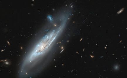 El telescopio Hubble capta una galaxia "fantasma"