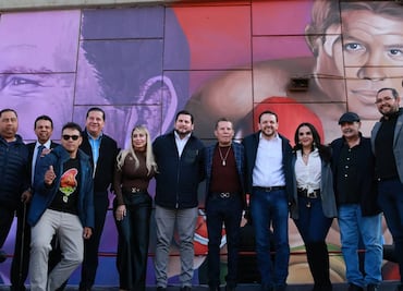 Tijuana rinde homenaje a Julio César Chávez; inaugura mural del icono del boxeo mexicano