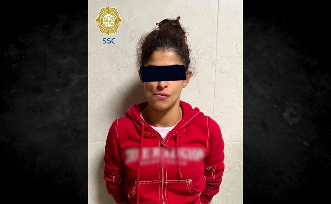 Detienen a mujer colombiana con droga en Álvaro Obregón. Foto: Especial