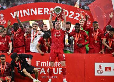 Liverpool con dramatismo vence al Chelsea y es campeón de la FA Cup