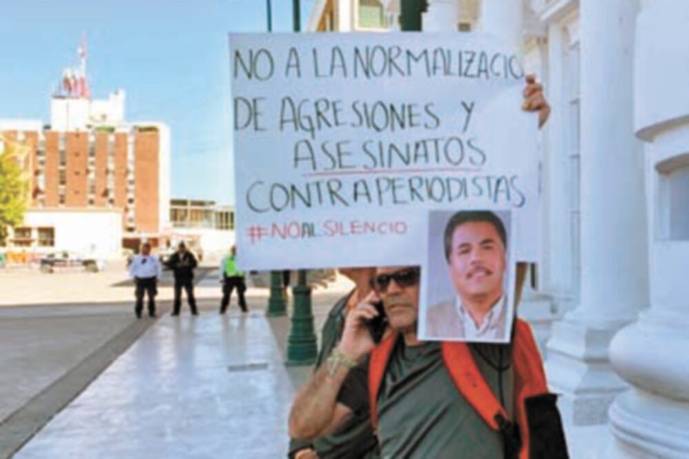 El gremio periodístico exigió justicia, luego del homicidio de Santiago Barroso. Foto: ARCHIVO EL UNIVERSAL