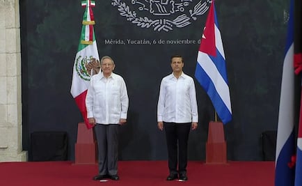 Llega Raúl Castro a México para visita de Estado