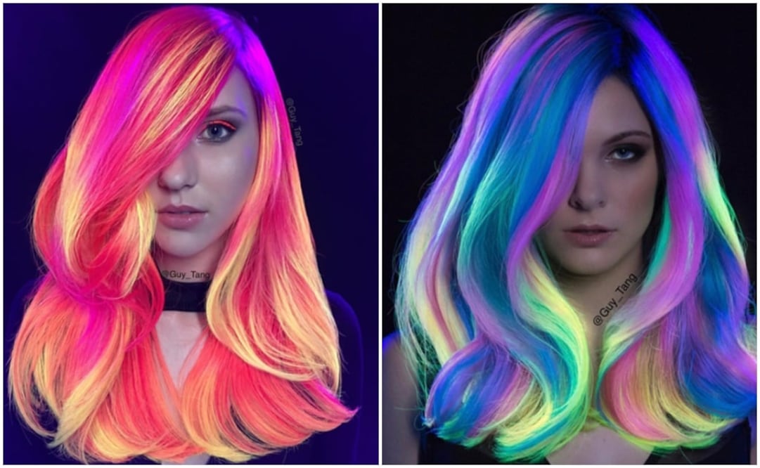 Los colores neones son tendencia en los nuevos tintes que se encienden en la noche. FOTOS: Instagram