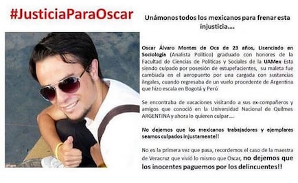 Piden justicia para egresado de la UAEM detenido