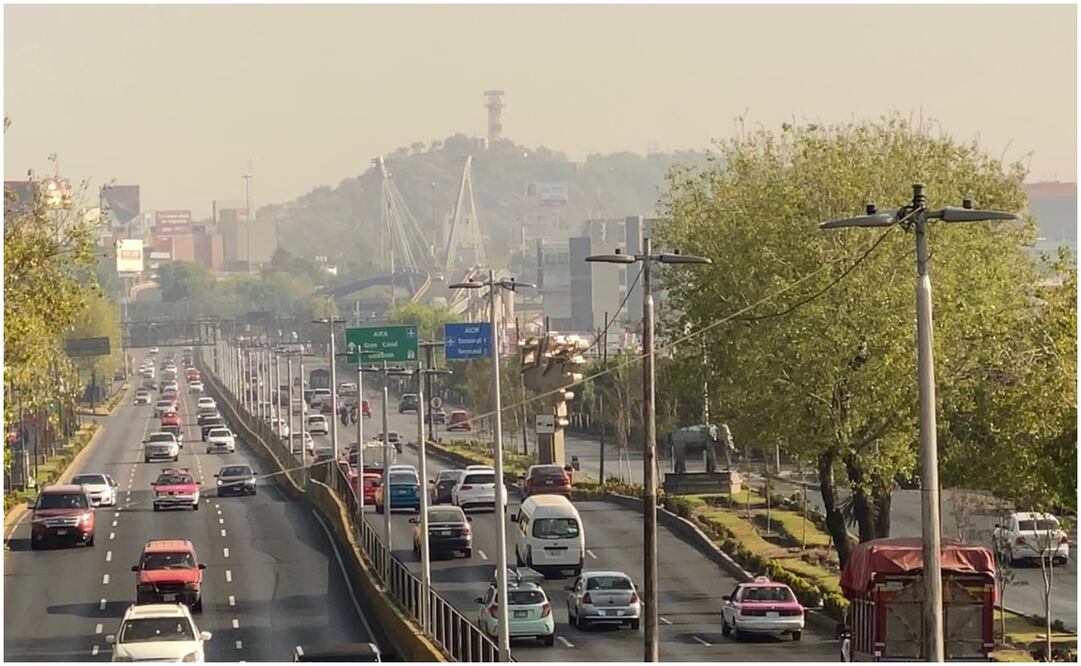 Contaminación en Edomex y CDMX. Foto: Alberto Acosta