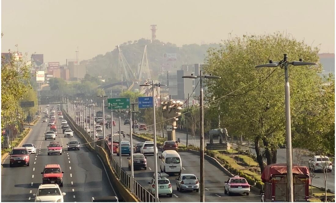 Contaminación en Edomex y CDMX. Foto: Alberto Acosta