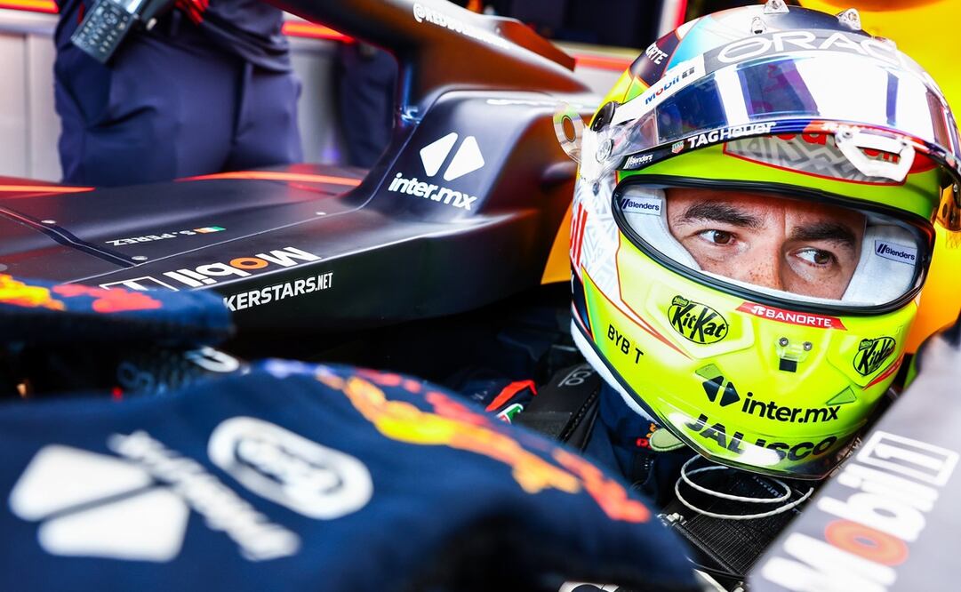 Checo Pérez durante las actividades del Gran Premio de Austria - Foto: Twitter