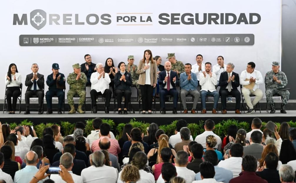 Morelos presenta nuevo plan de seguridad; reportan baja de 62% en homicidios.
Foto: Especial.
