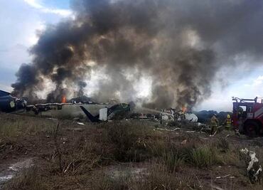 Permanecen 6 personas hospitalizadas del accidente de Aeroméxico