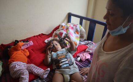 Bebés y niños saturan albergues de la frontera sur de México