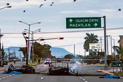 “Vi vehículos incendiados y muchos heridos”