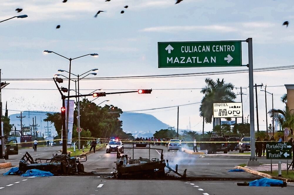 “Vi vehículos incendiados y muchos heridos”