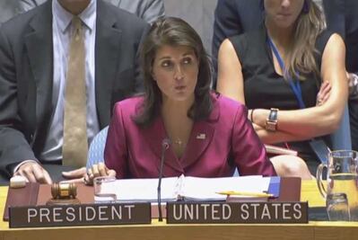 Nikki Haley renuncia como embajadora de EU ante la ONU