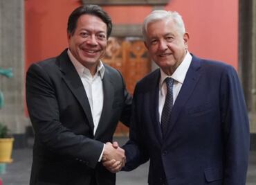 AMLO felicita a Mario Delgado porque Morena "avanzó" en las elecciones del 5 de junio