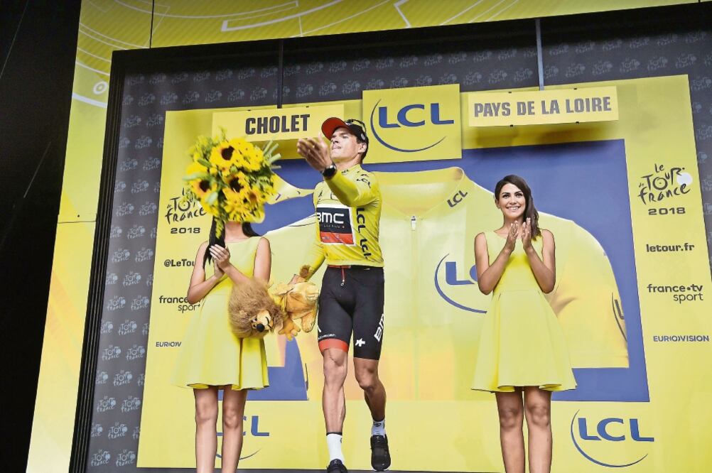 El ciclista belga asumió el liderato tras correrse la tercera etapa del Tour (CHRISTOPHE ENA. AP)