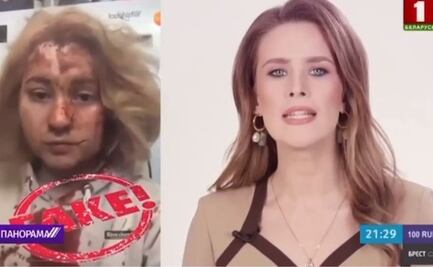 La sobreviviente de un bombardeo en Ucrania a la que Moscú "convirtió" en una noticia falsa