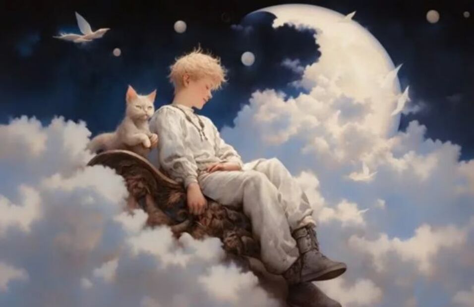 La magia de "El Principito" hecha realidad por la Inteligencia Artificial. Fuente: Freepik.