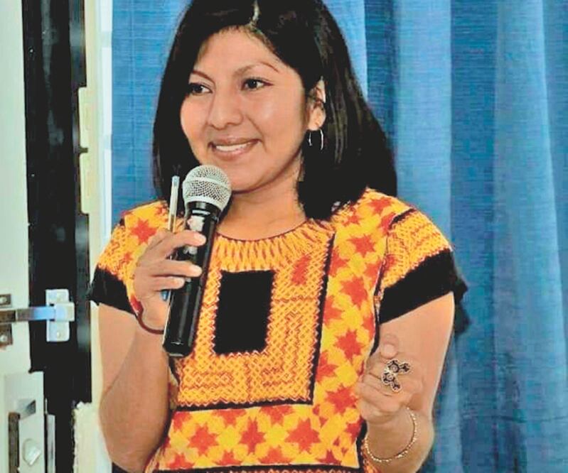 En la foto: Elizabeth Olvera, Licenciada en Derecho y coordinadora de la Red Nacional de Abogadas Indígenas. ARCHIVO EL UNIVERSAL