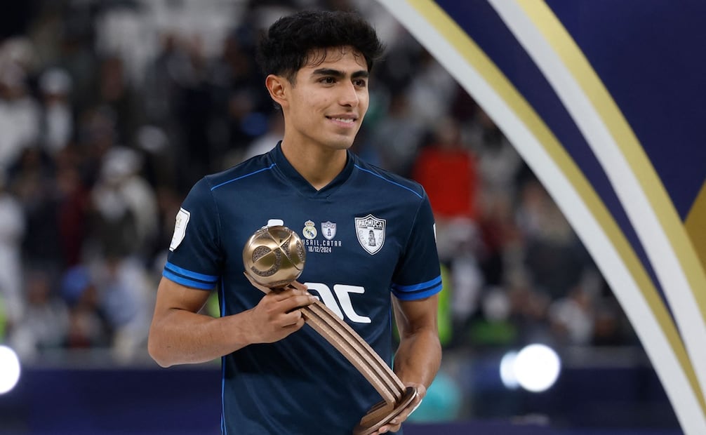 Elías Montiel en la final de la Copa Intercontinental, tras convertirse en el ganador del Balón de Bronce - Foto: AFP
