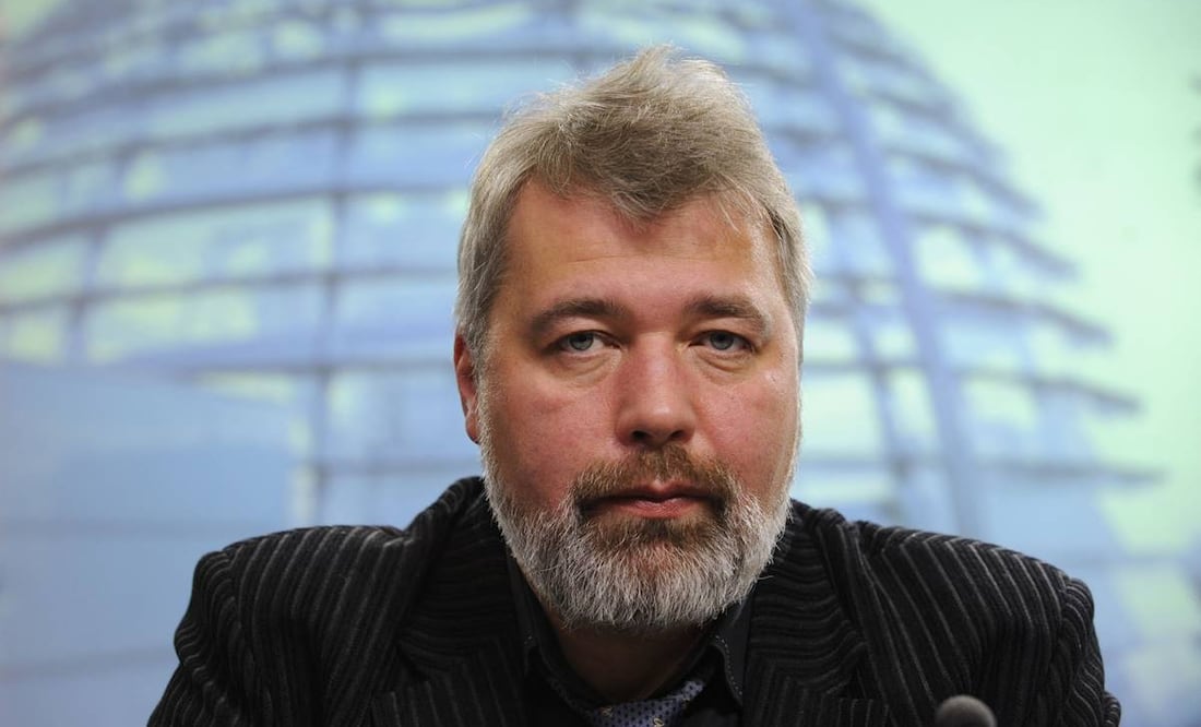 En 2021, Muratov, redactor en jefe de la principal publicación independiente de Rusia, Novaya Gazeta, compartió el Premio Nobel de la Paz con la filipina Maria Ressa por la lucha de ambos en favor de la libertad de expresión. Foto: AFP